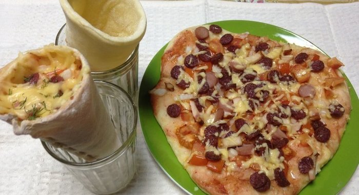 Салат с курицей и грибами