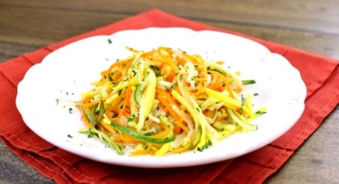 Салат из кабачков и моркови