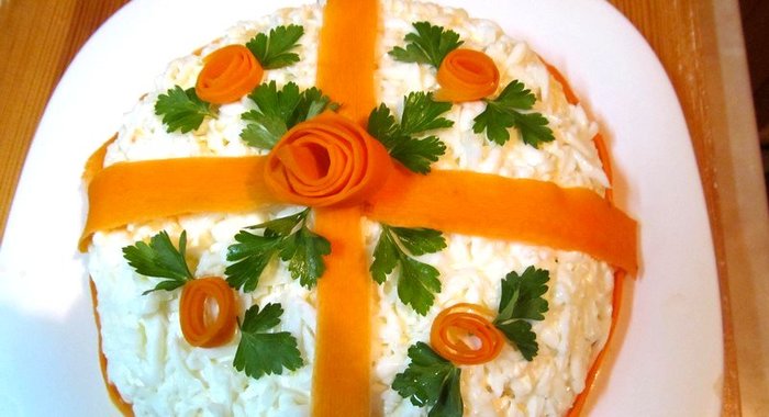 Салат подарок