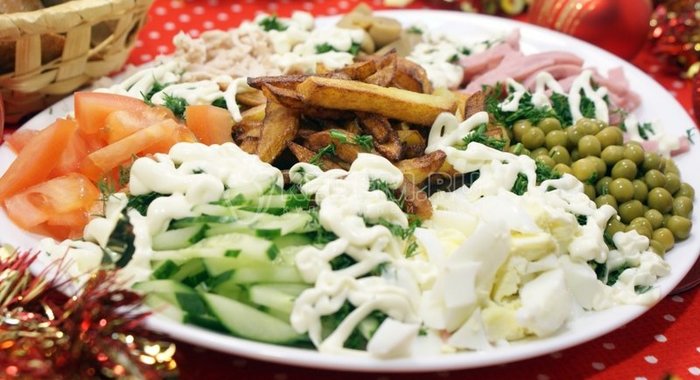 Салат «Коза на пороге»