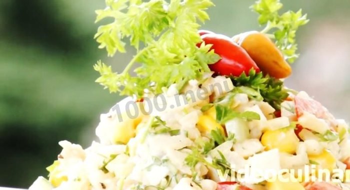 Салат Берлинский с ветчиной