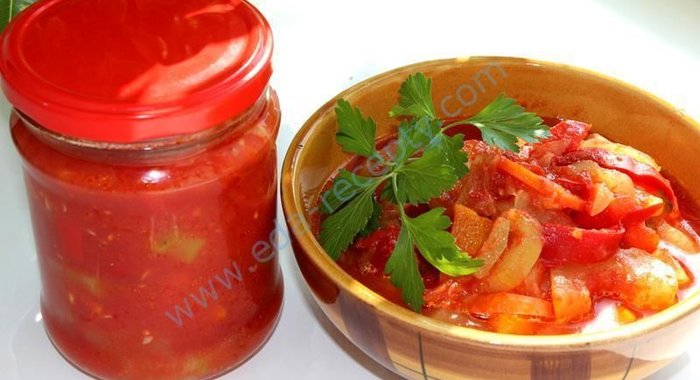 Лечо из кабачков