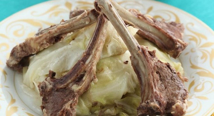 Баранье рагу с капустой