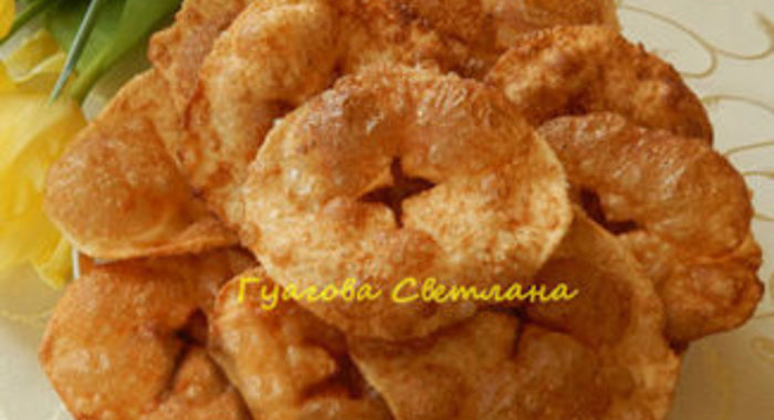 Простые постные хрустящие лепешки