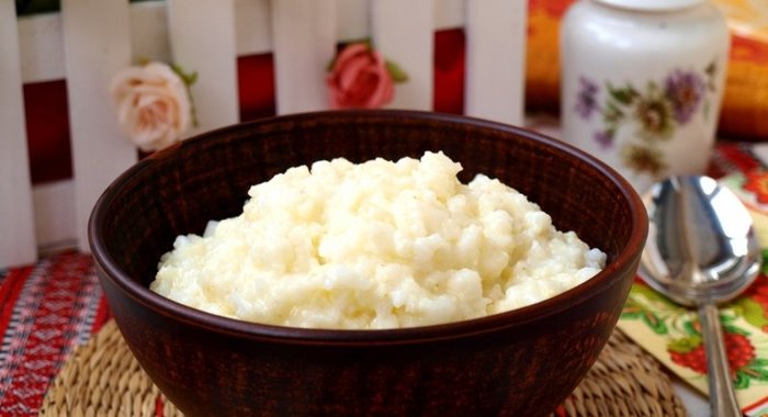 Рисово-пшённая каша на молоке