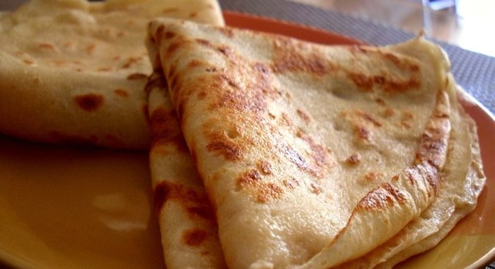 Блины с маслом