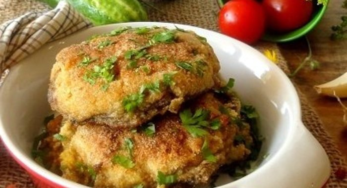 Грибной шницель