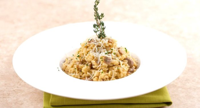 Ризотто с белыми грибами