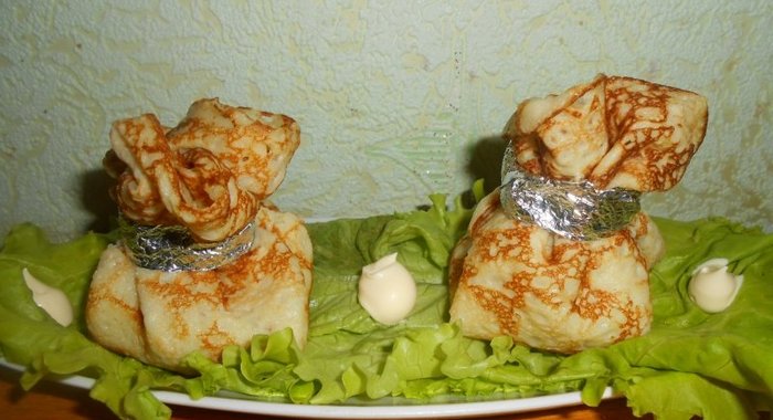 Блинчики Картофельный мешочек