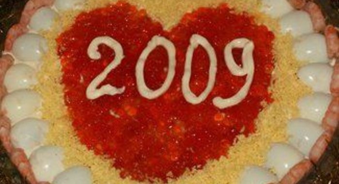 Салат Креветки под шубой