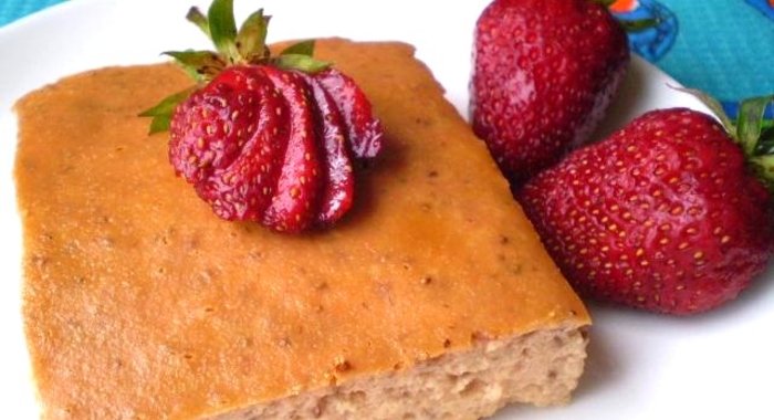 Клубнично-творожная запеканка