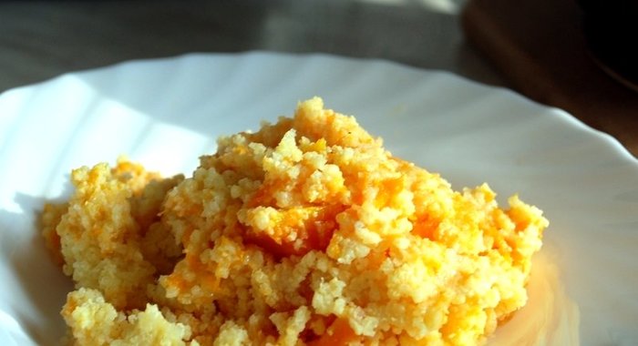 Пшенная каша с тыквой на воде
