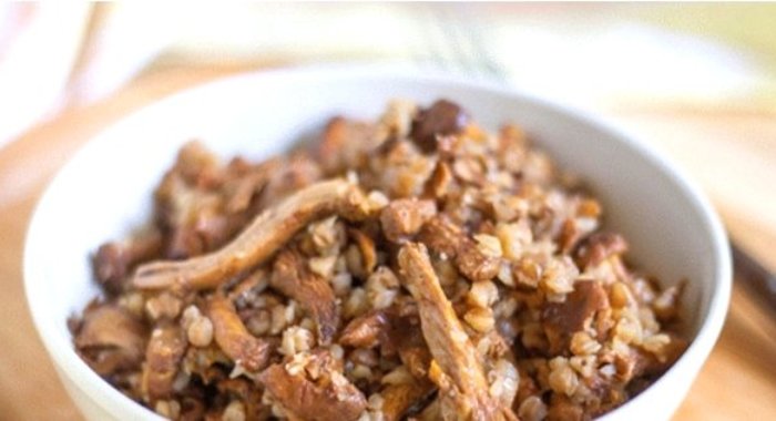 Гречка с лисичками в мультиварке