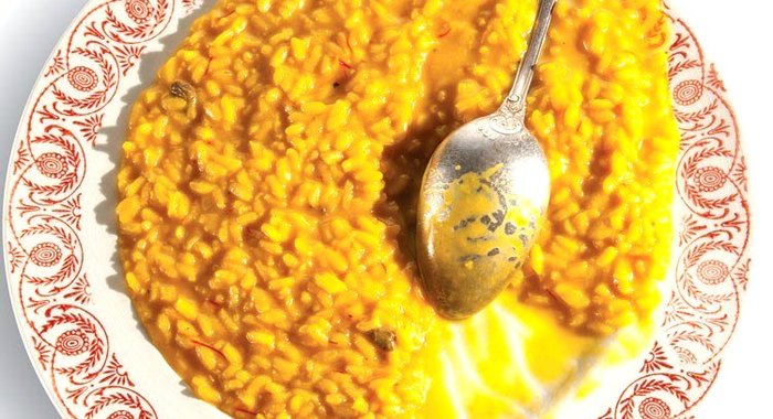 Ризотто по‑милански с шафраном
