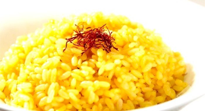 Желтое ризотто