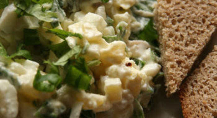 Картофельный салат с сельдью