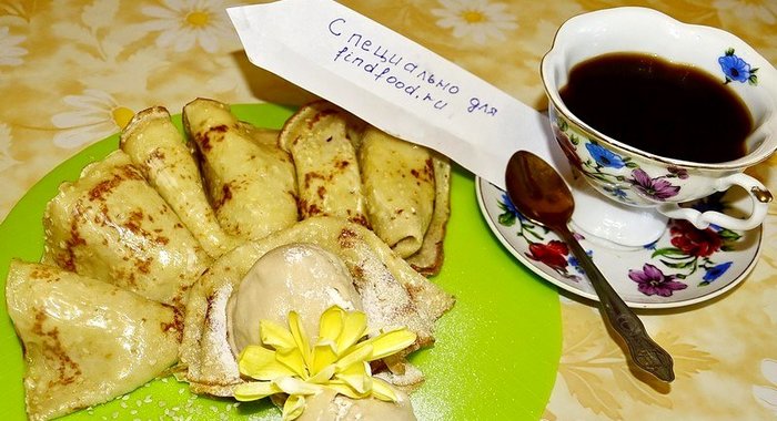 Блинчики с кунжутом