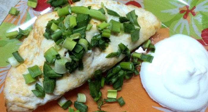 Омлет пышный на сковороде