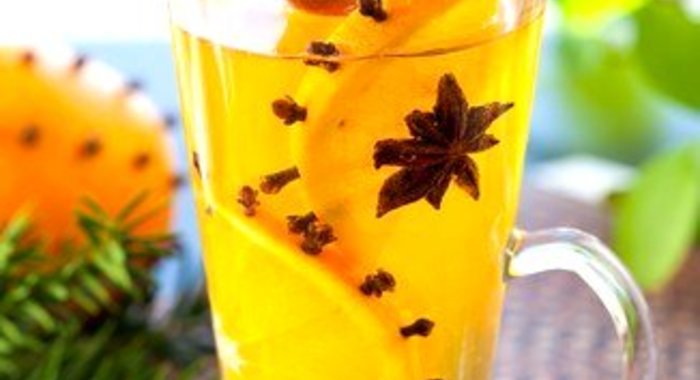 Глинтвейн из белого вина с цитрусовым ароматом