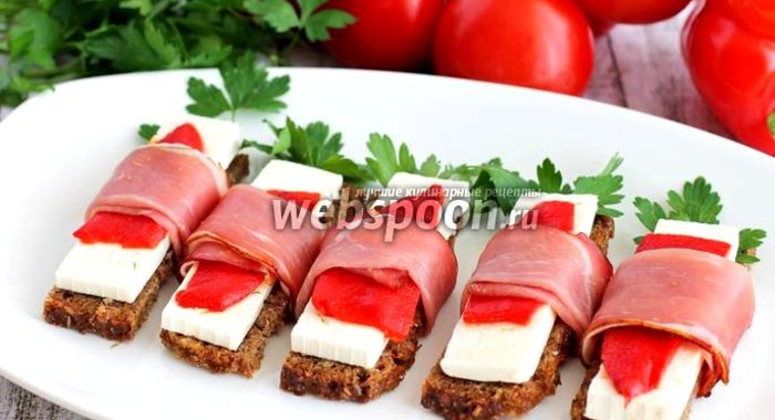 Бутерброды с беконом закусочные