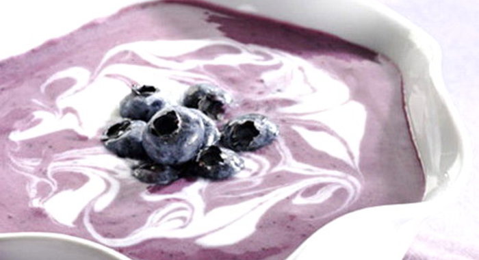 Черничный крем со сливочным маслом