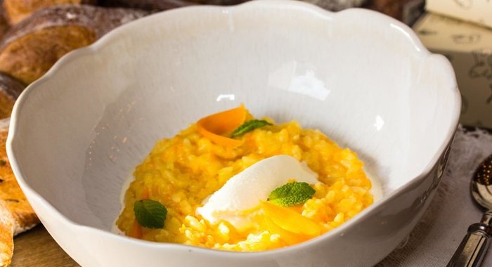 Рисовая каша с тыквой