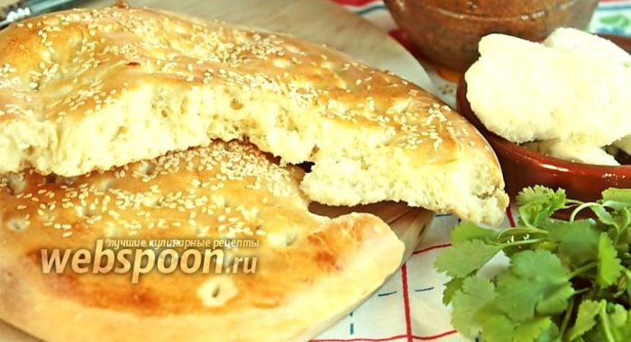 Хлебная лепёшка на минералке