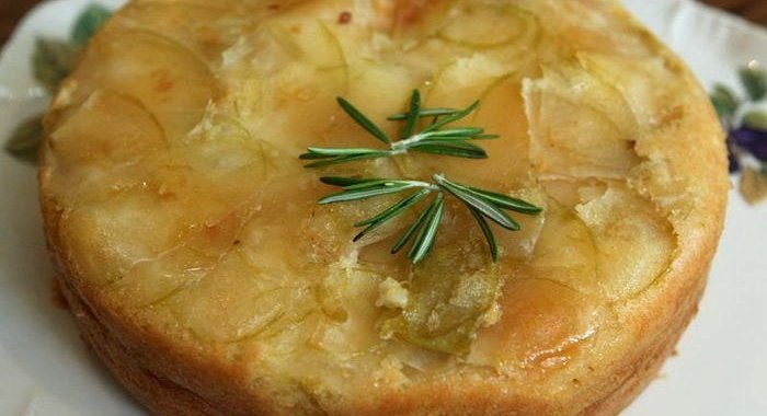 Слоеный итальянский яблочный пирог