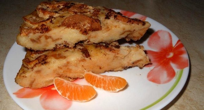 Шарлотка из хлеба