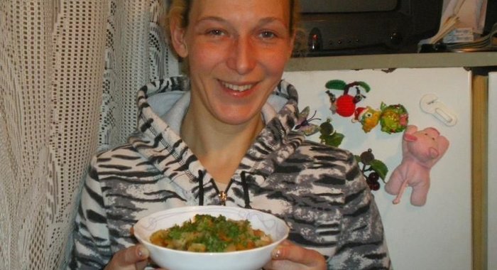 Овощи тушеные в горшочке