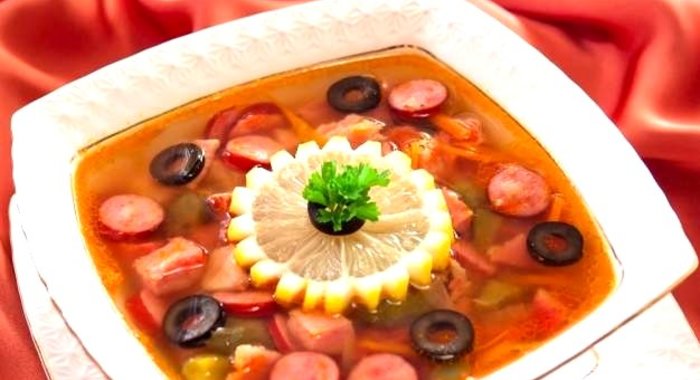 Солянка на скорую руку