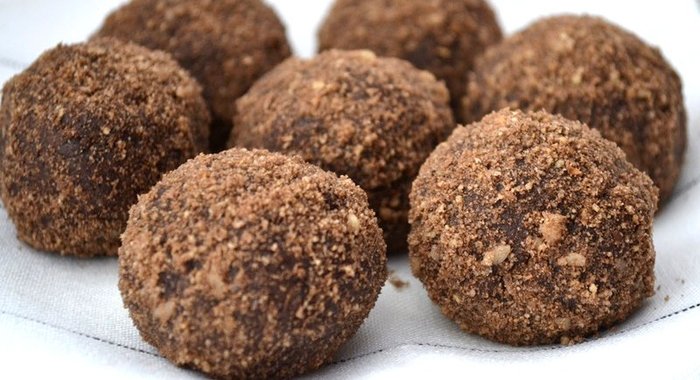 Пирожное картошка из овсяного печенья