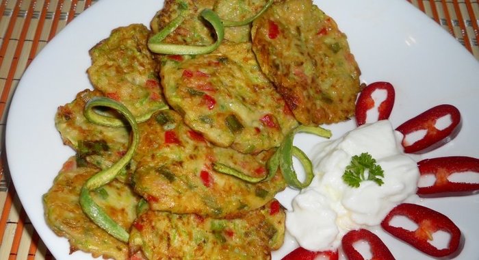 Оладьи из кабачков