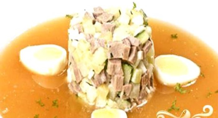 Окрошка мясная