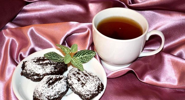 Шоколадное пирожное картошка с мармеладом