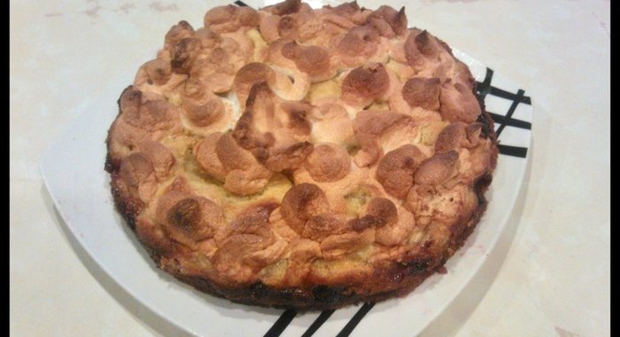 Ванильный корж с ягодами