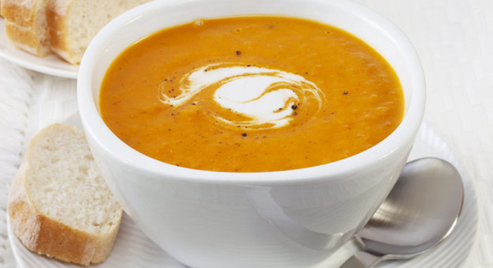 Тыквенно-сырный суп