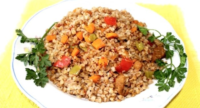 Гречка с мясом в духовке