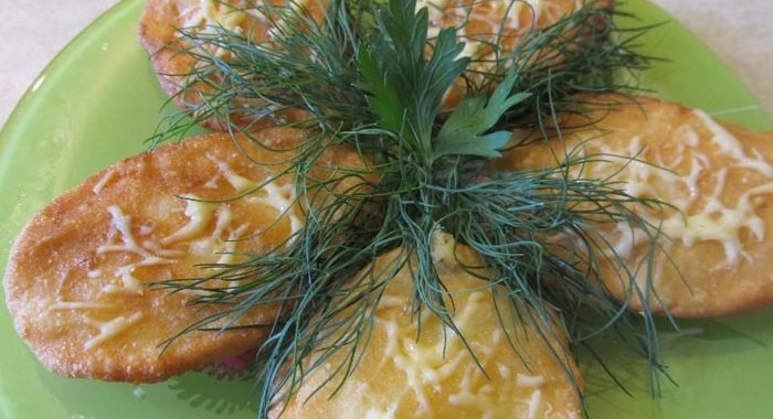 Грузинские лепешки мчади из кукурузной муки