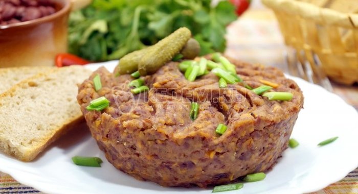 Паштет из фасоли