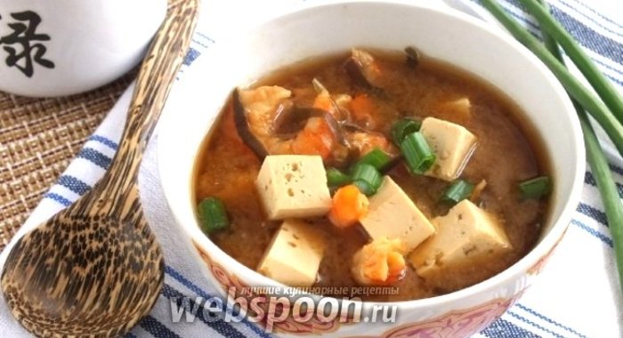 Мисо суп на креветочном бульоне