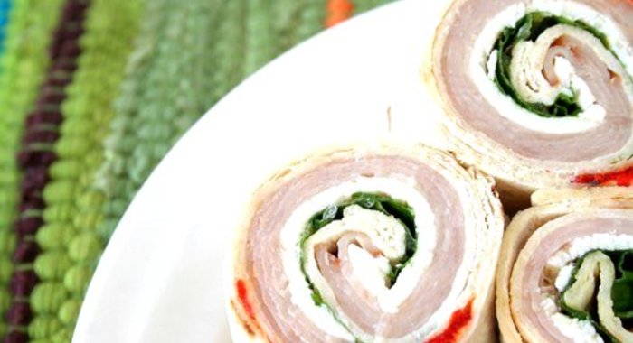 Роллы из индейки и цукини