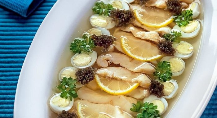 Заливное из осетра