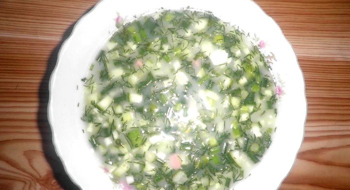 Освежающая окрошка