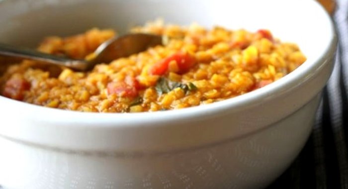 Каша из чечевицы