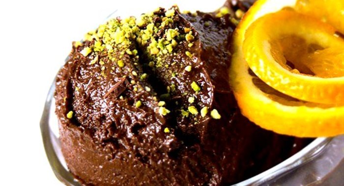 Мороженое шоколадно-апельсиновое