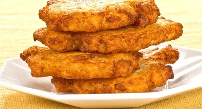 Картофельные лепешки с брынзой