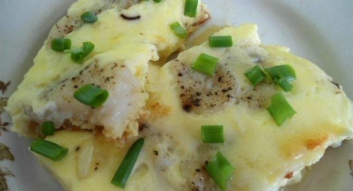 Яичница с рыбой