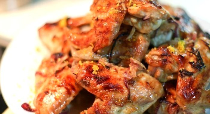 Куриные крылья в апельсиновом маринаде