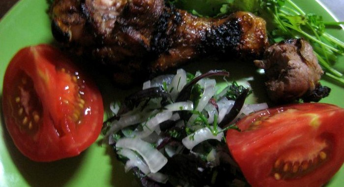 Шашлык из куриных ножек